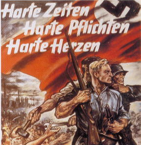 German propaganda poster